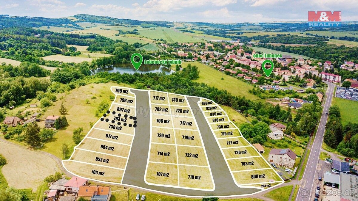 Prodej pozemek pro bydlení - Lubenec, 439 83, 763 m²