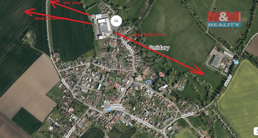 Sklady, Smidary, 503 53, 6 946 m²