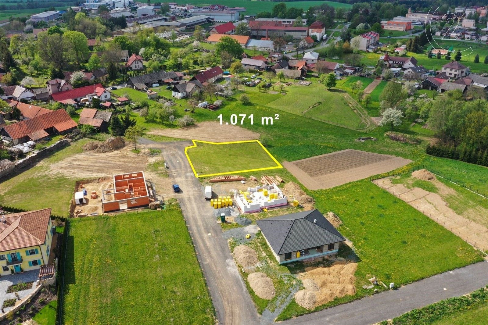 Pozemky pro bydlení, Vraždovy Lhotice, Dolní Kralovice, 1 071 m²