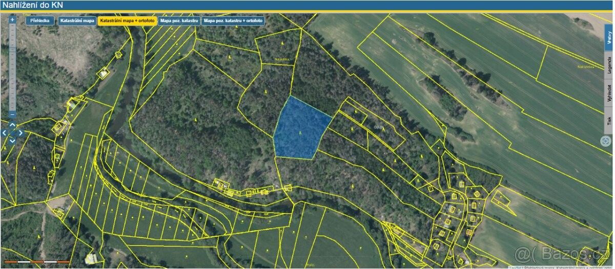 Lesy, Náměšť nad Oslavou, 675 71, 6 602 m²