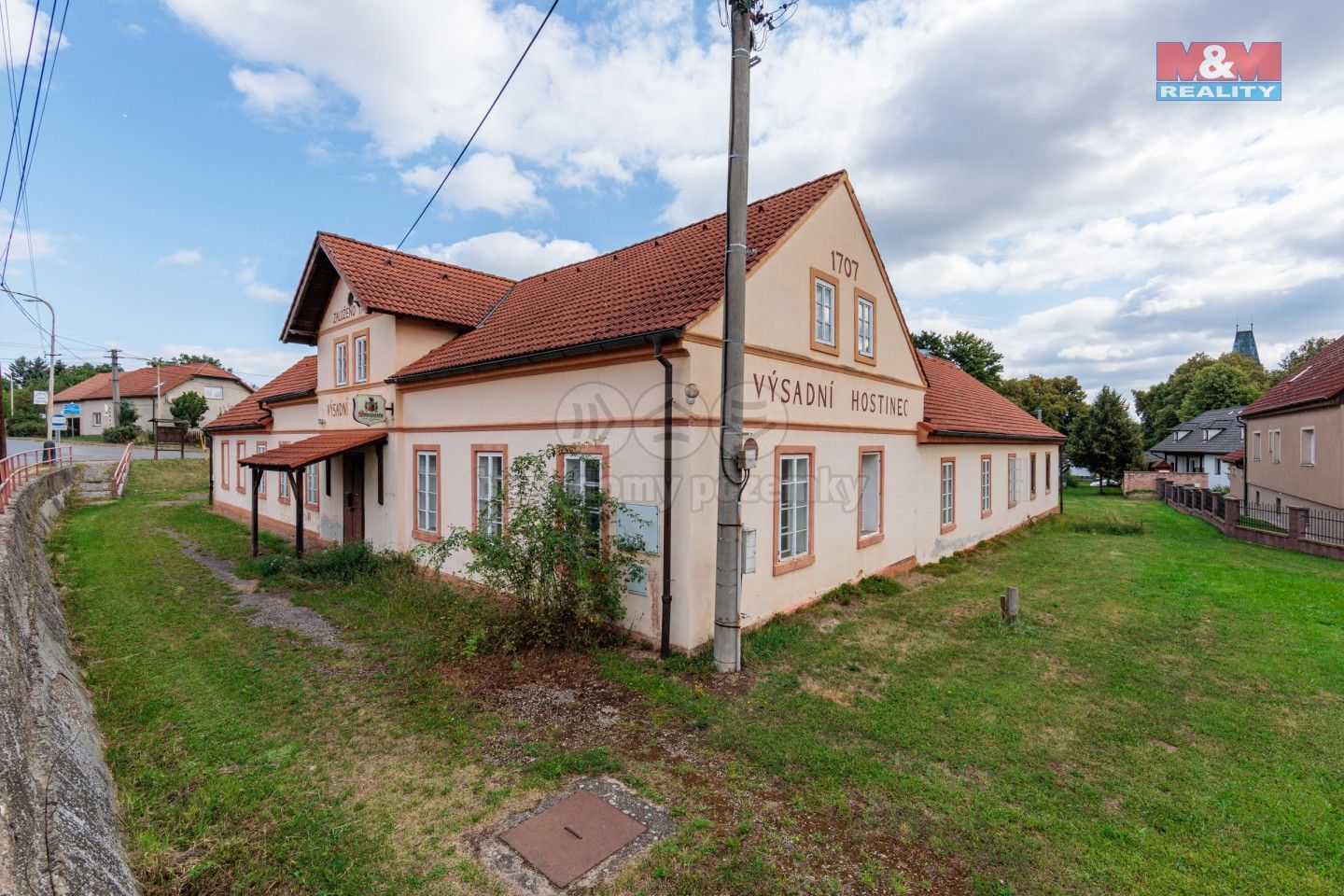 Ubytovací zařízení, Mlečice, 500 m²