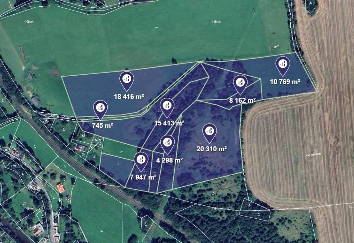 Louky, Chotyně, 86 060 m²