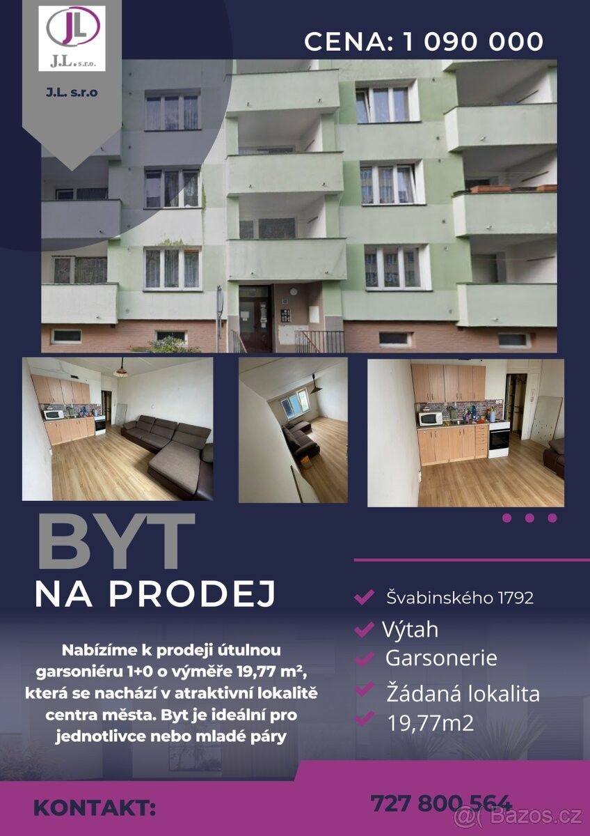 Prodej byt 1+kk - Sokolov, 356 01, 20 m²