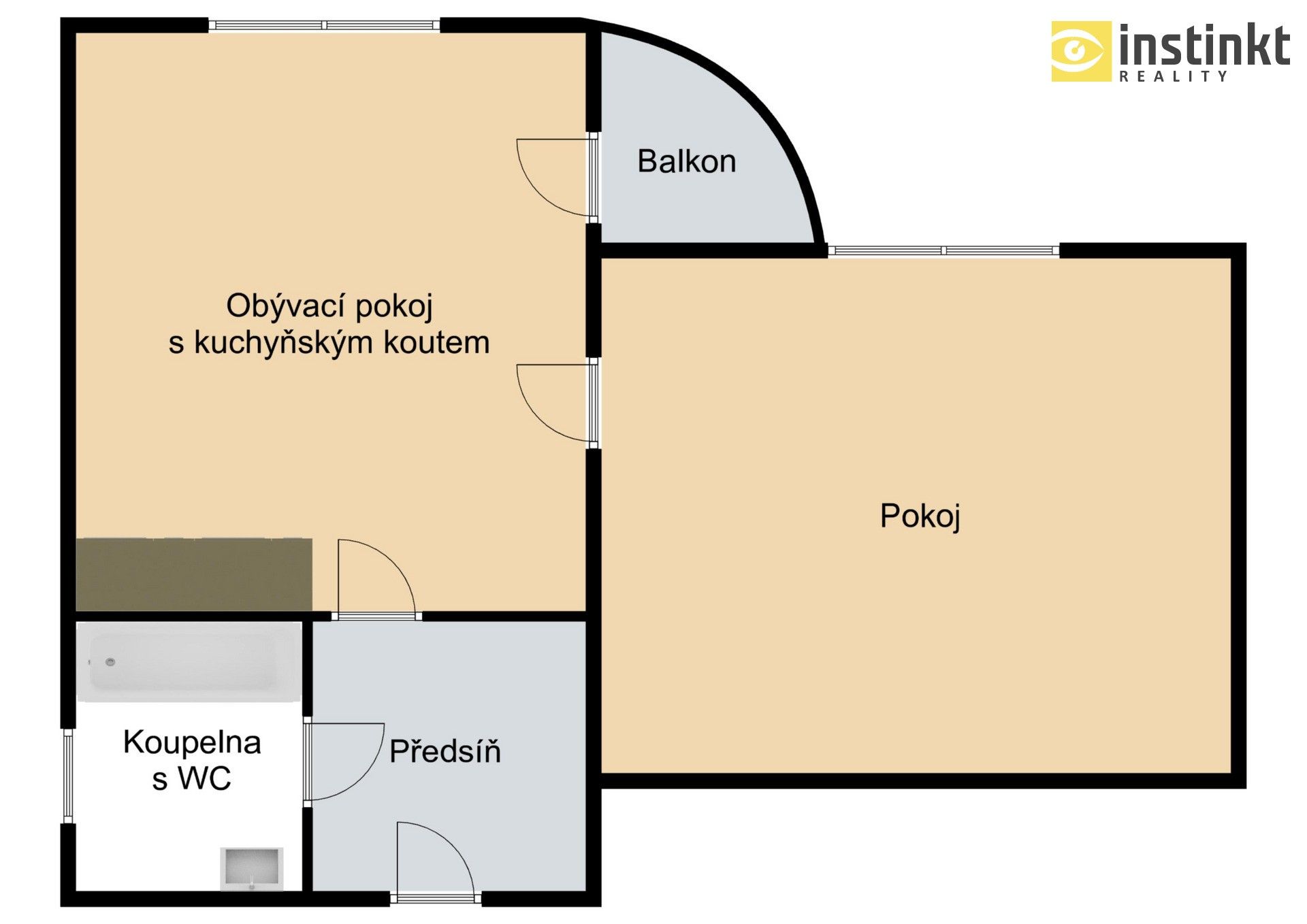 Pronájem byt 2+kk - Jinonická, Praha, 60 m²